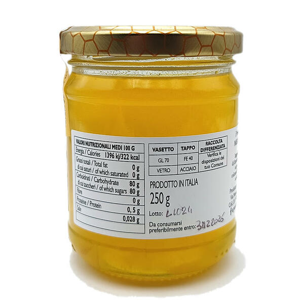 Miele Aromatizzato - Miele di Acacia e Limone barattolo 250 gr